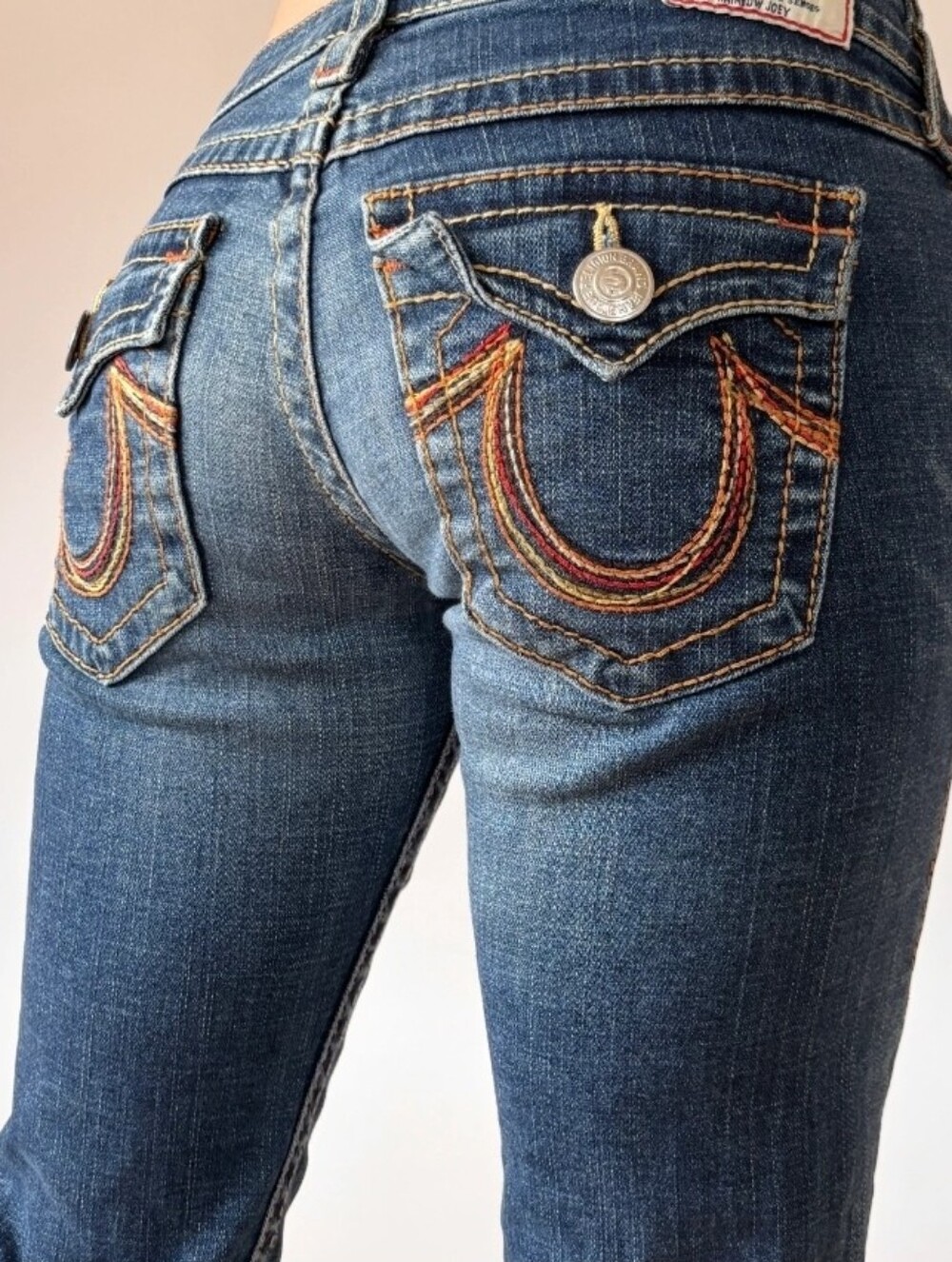 True Religion Low Rise Straight leg jeans